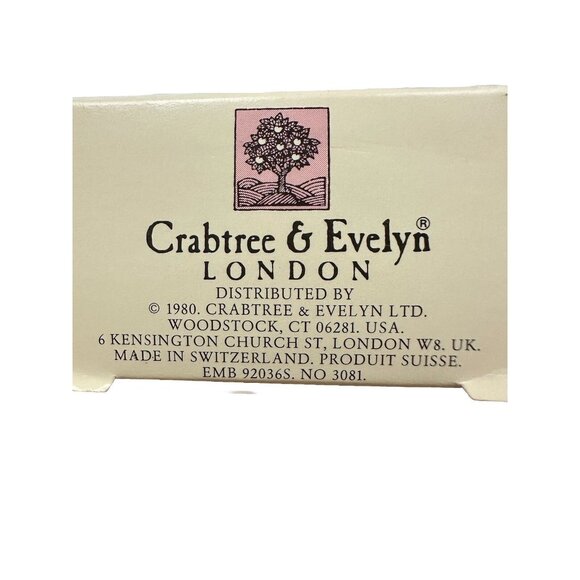 Crabtree & Evelyn Vintage London Cherry Kernel Oil English Orchard Soap Bar 1980 - Picture 3 of 4